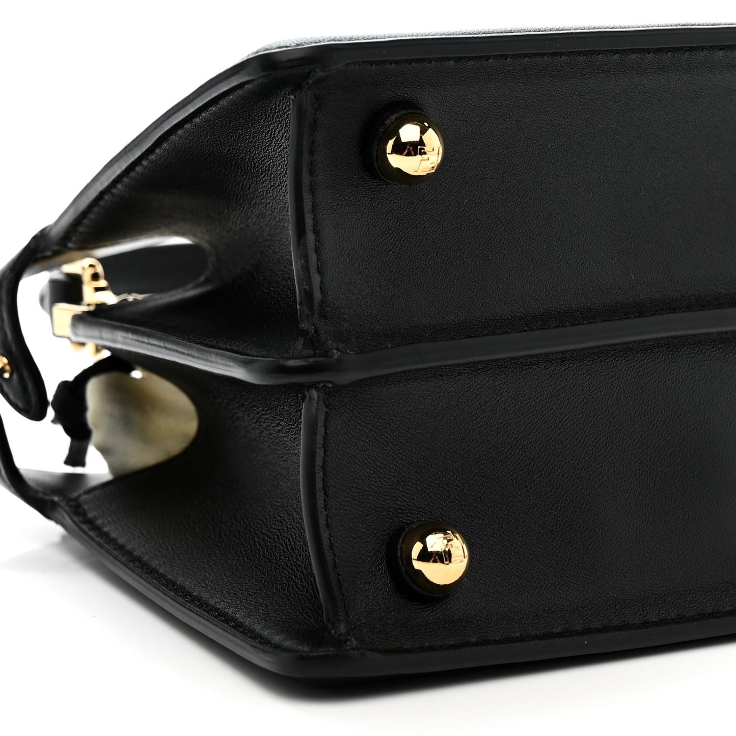 Shiny Nappa Petite Peekaboo I SEE U Satchel Black