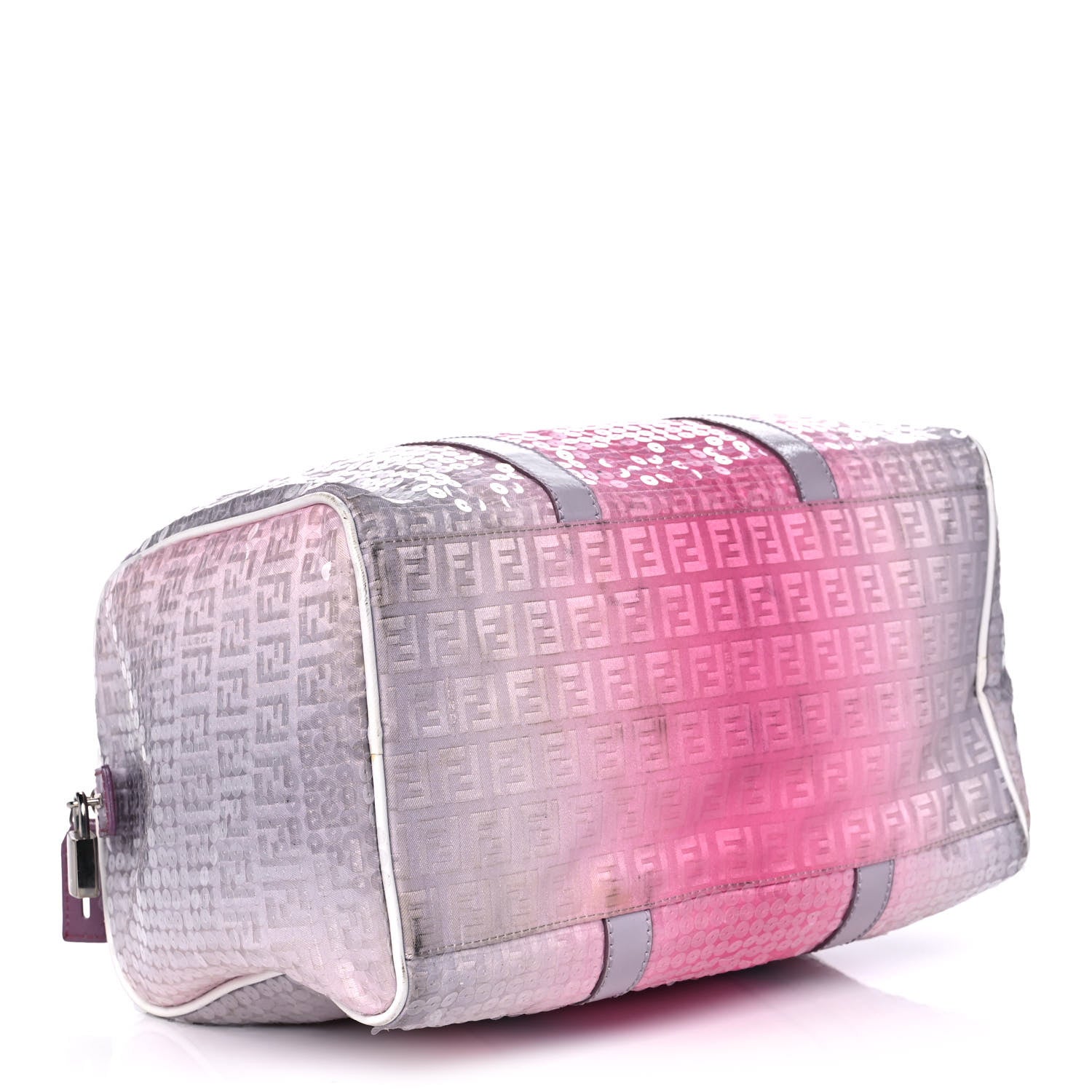 Fendi Sequin Zucchino Boston Pink 4 of 15