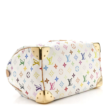 Louis Vuitton Monogram Multicolor Speedy 30 White 4 of 13