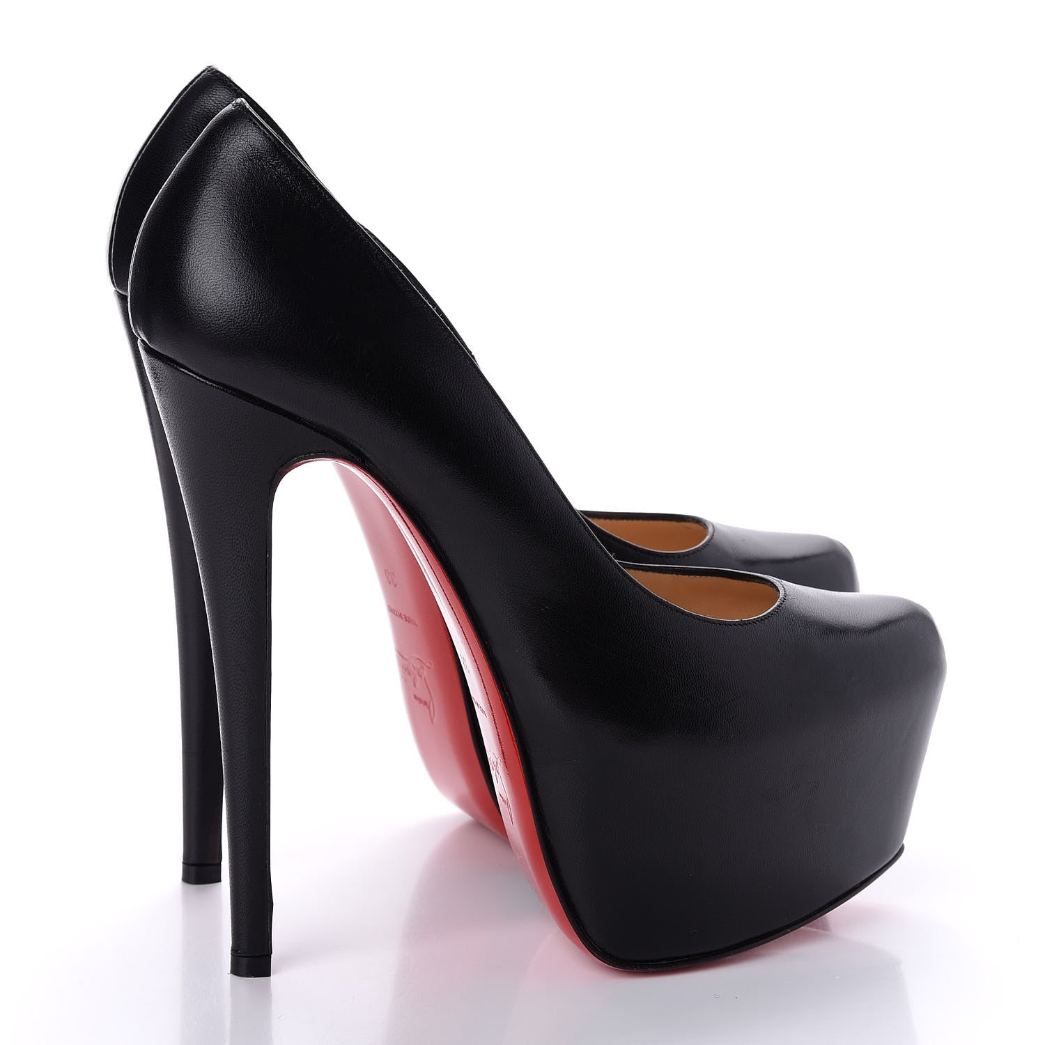 Christian Louboutin Kid Daffodile 160 Pumps 38 Black 4 of 10