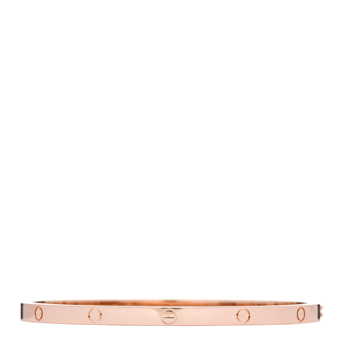 Cartier 18K Pink Gold Small LOVE Bracelet 17 1 of 8