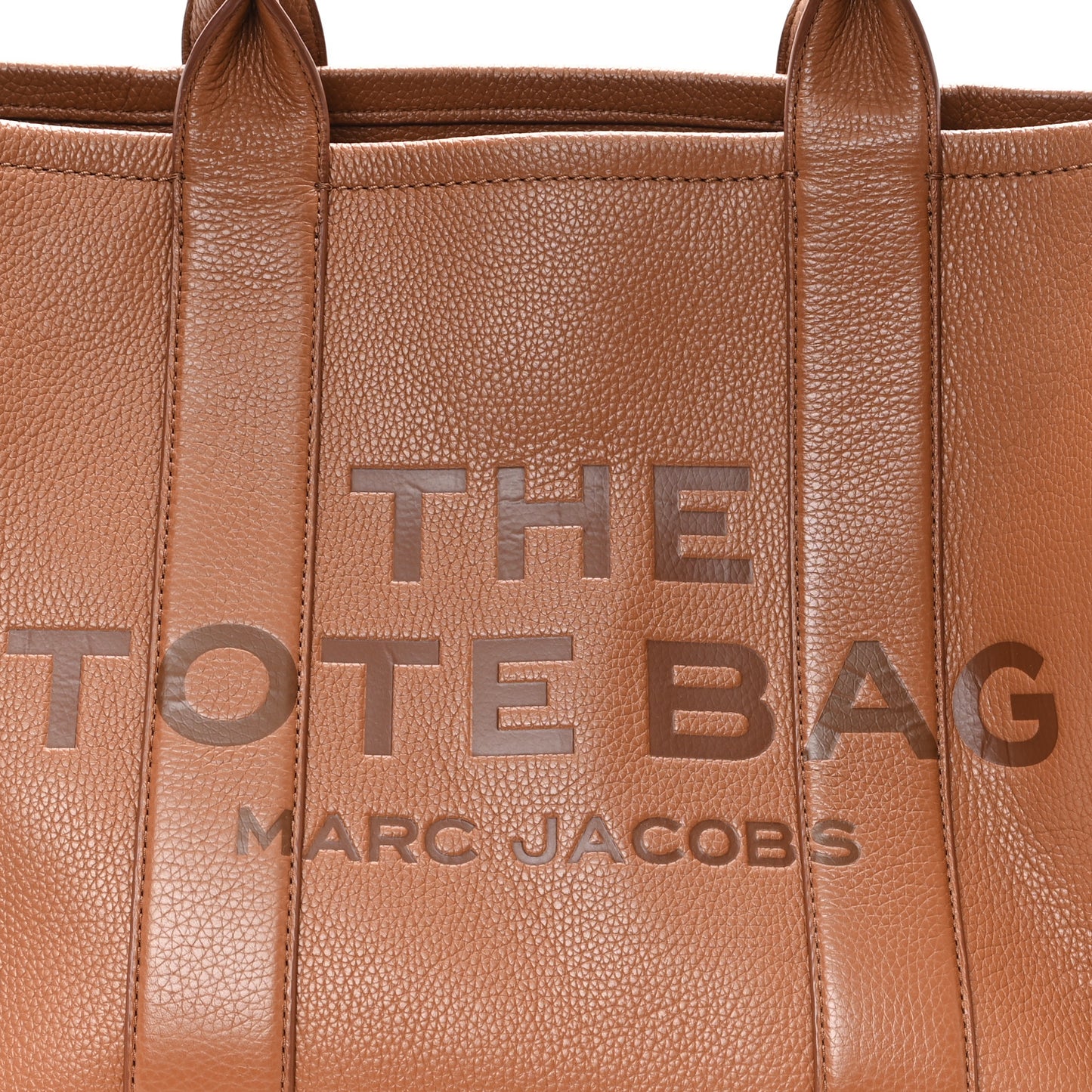 Grained Calfskin Large The Tote Bag Argan Oil