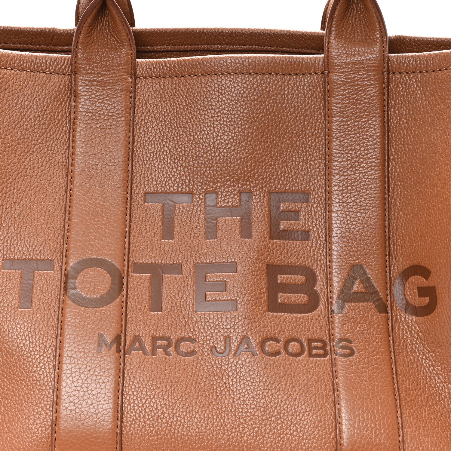 Marc Jacobs Grained Calfskin Large The Tote Bag Argan Oil 8 of 10