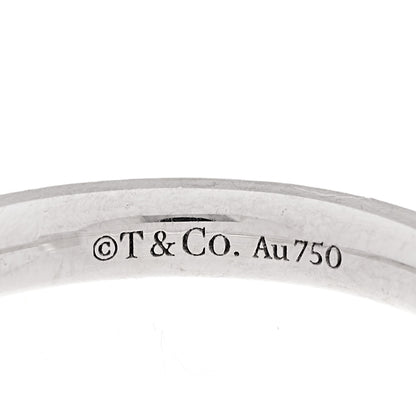 Tiffany 18K White Gold 2.5mm T T1 Ring 49 5 4 of 4