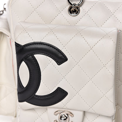 Chanel Calfskin Quilted Large Cambon Multipocket Reporter White 12 of 20