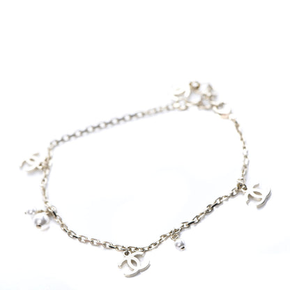Chanel Pearl CC Chain Anklet Gold 1 of 4
