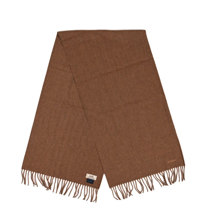 Hermes Cashmere Fringe Scarf Brown 2 of 3