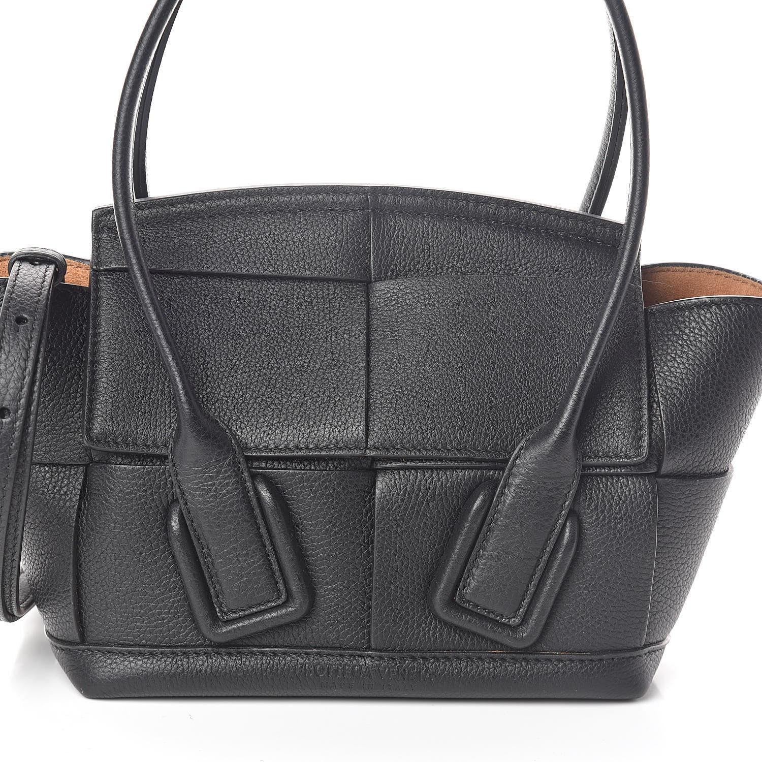 Bottega Veneta Grained Calfskin Maxi Intrecciato Arco 29 Black 7 of 9