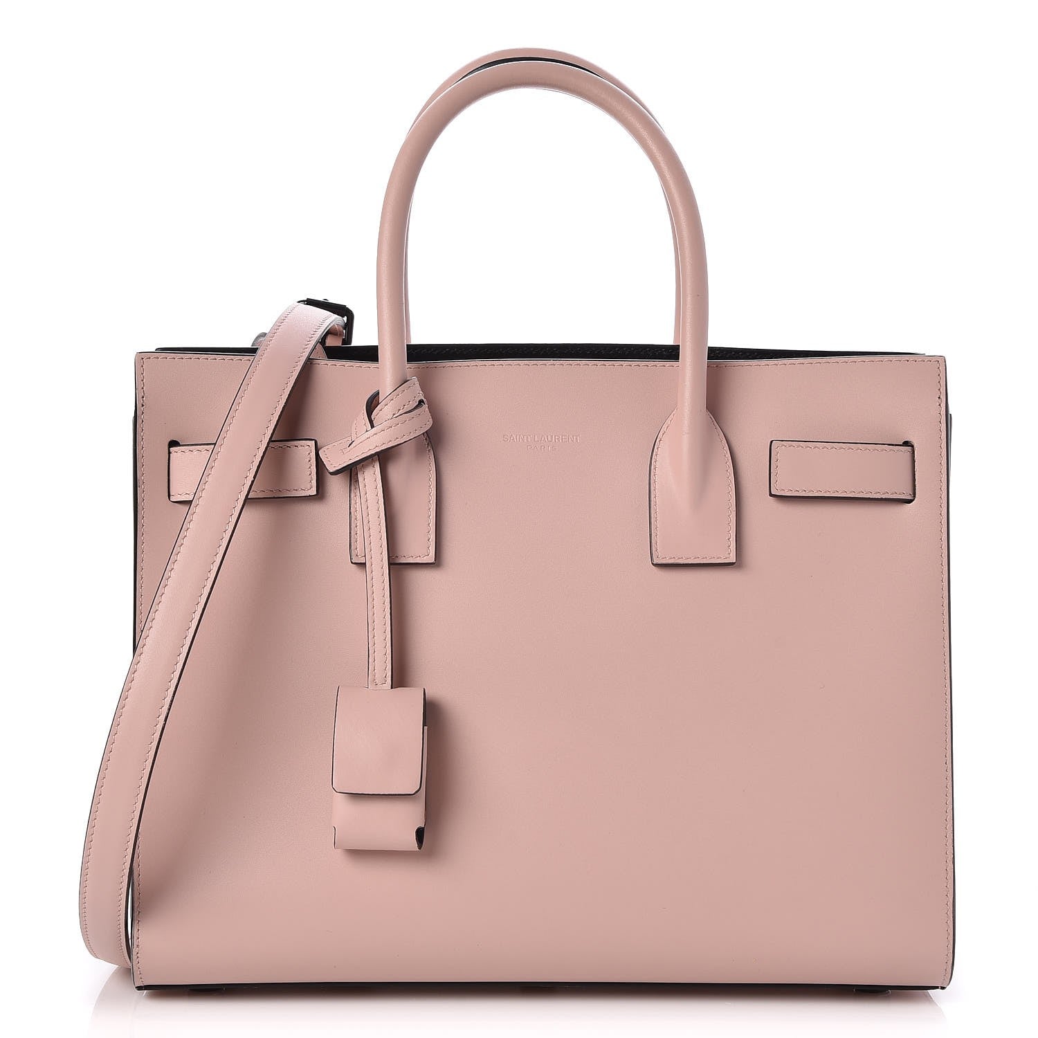Saint Laurent Smooth Calfskin Baby Sac De Jour Pale Pink 1 of 8