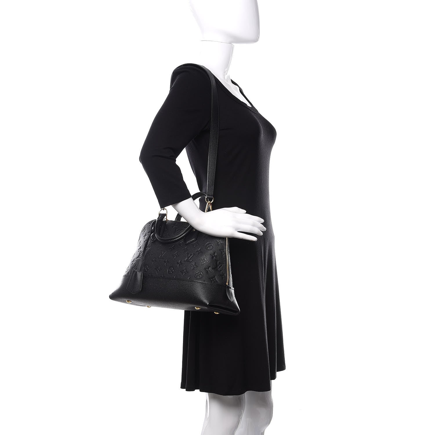 Louis Vuitton Empreinte Neo Alma PM Black 2 of 9