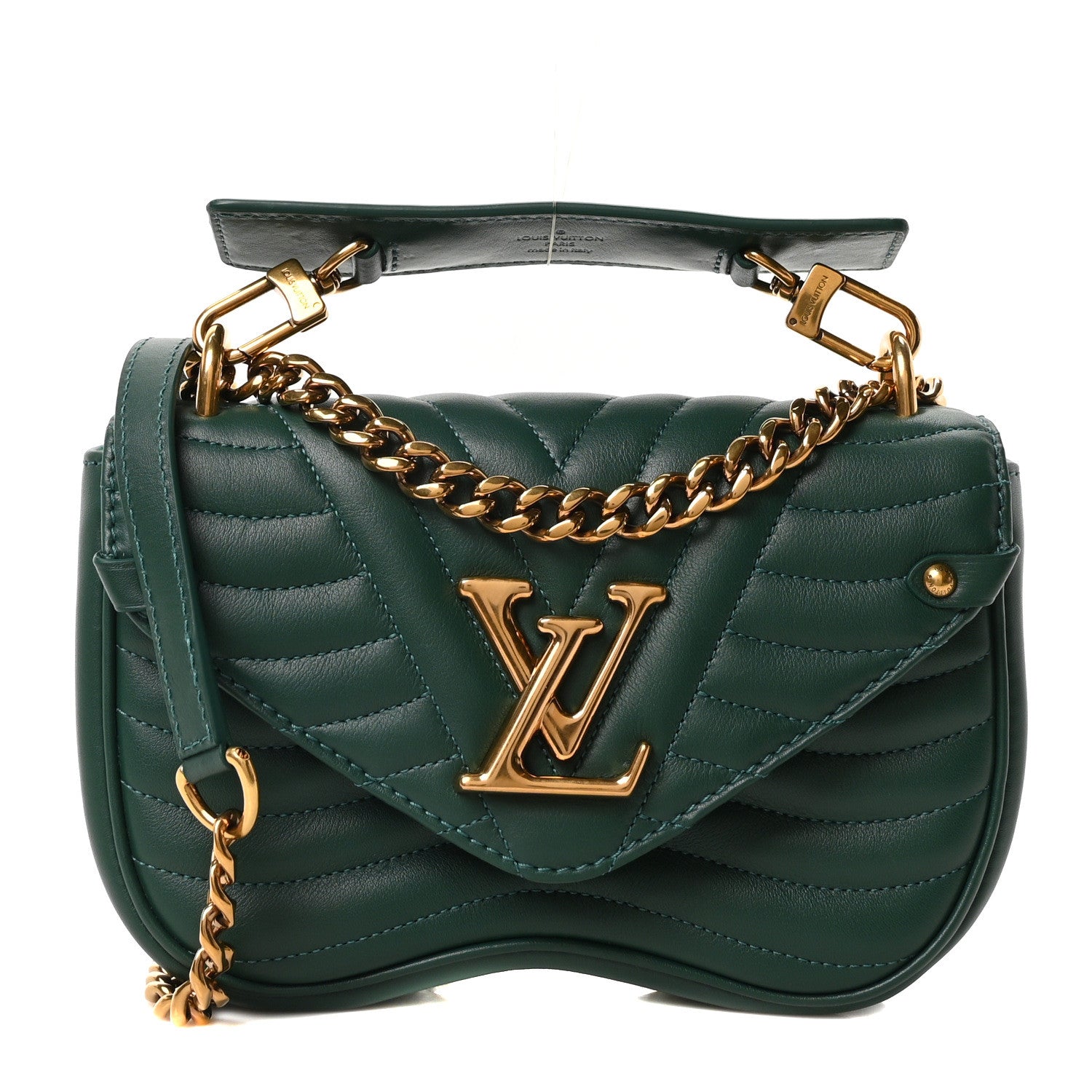 Louis Vuitton Calfskin New Wave Chain PM Emerald 1 of 10