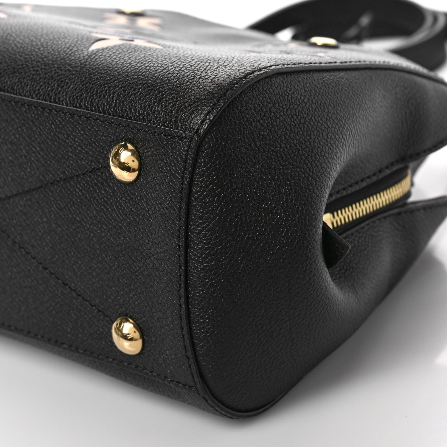 Louis Vuitton Empreinte Monogram Giant Montaigne BB Black Beige 8 of 8