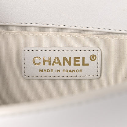 Chanel Calfskin Quilted Small Boy Flap White 6 of 15