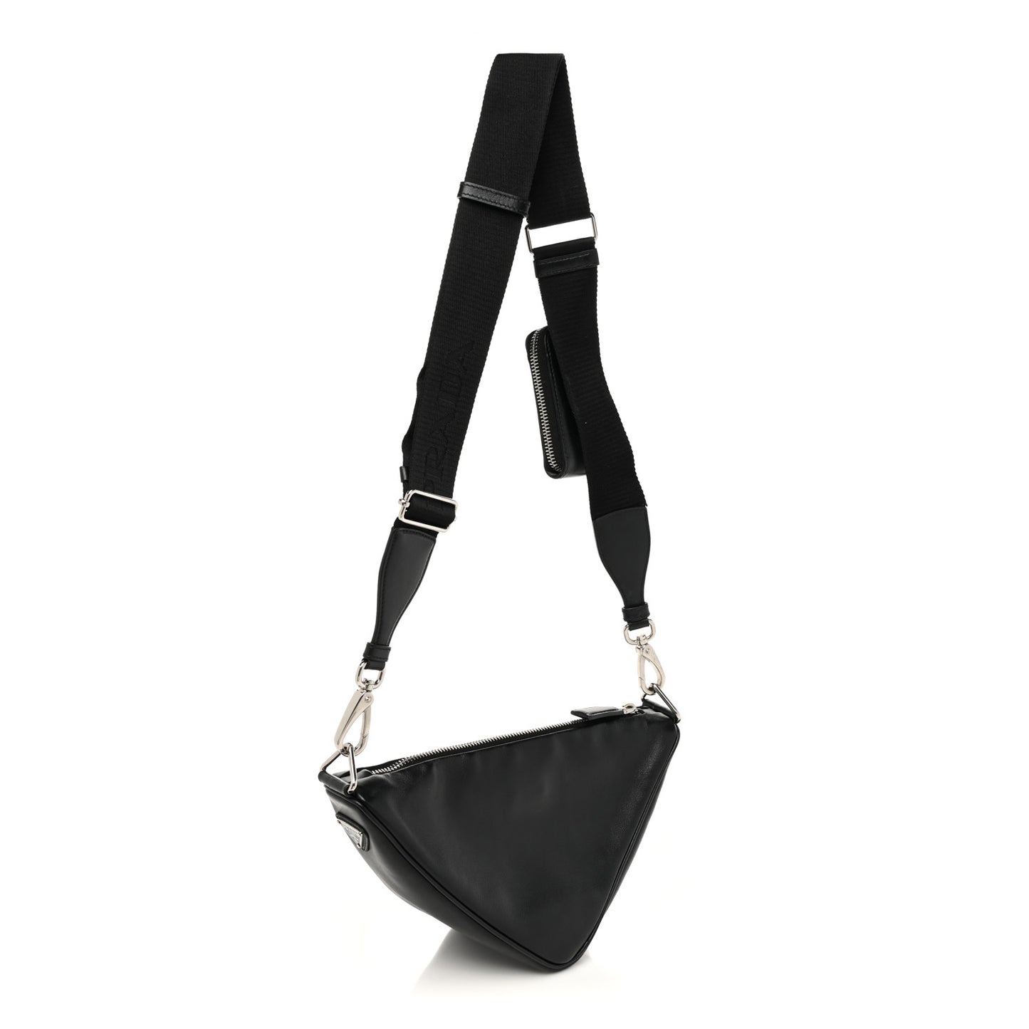 Grace Lux Triangle Shoulder Bag Black
