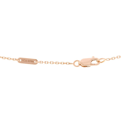 Van Cleef & Arpels 18K Rose Gold Sweet Alhambra Pendant Necklace 4 of 4