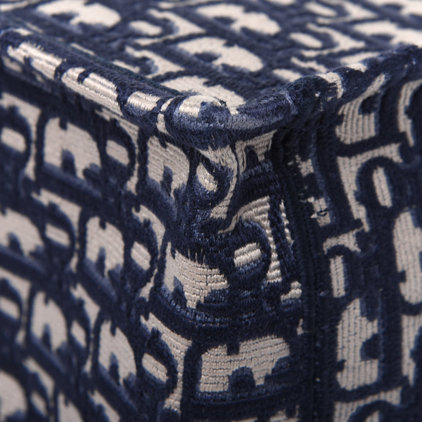 Oblique Medium Book Tote Blue Multicolor