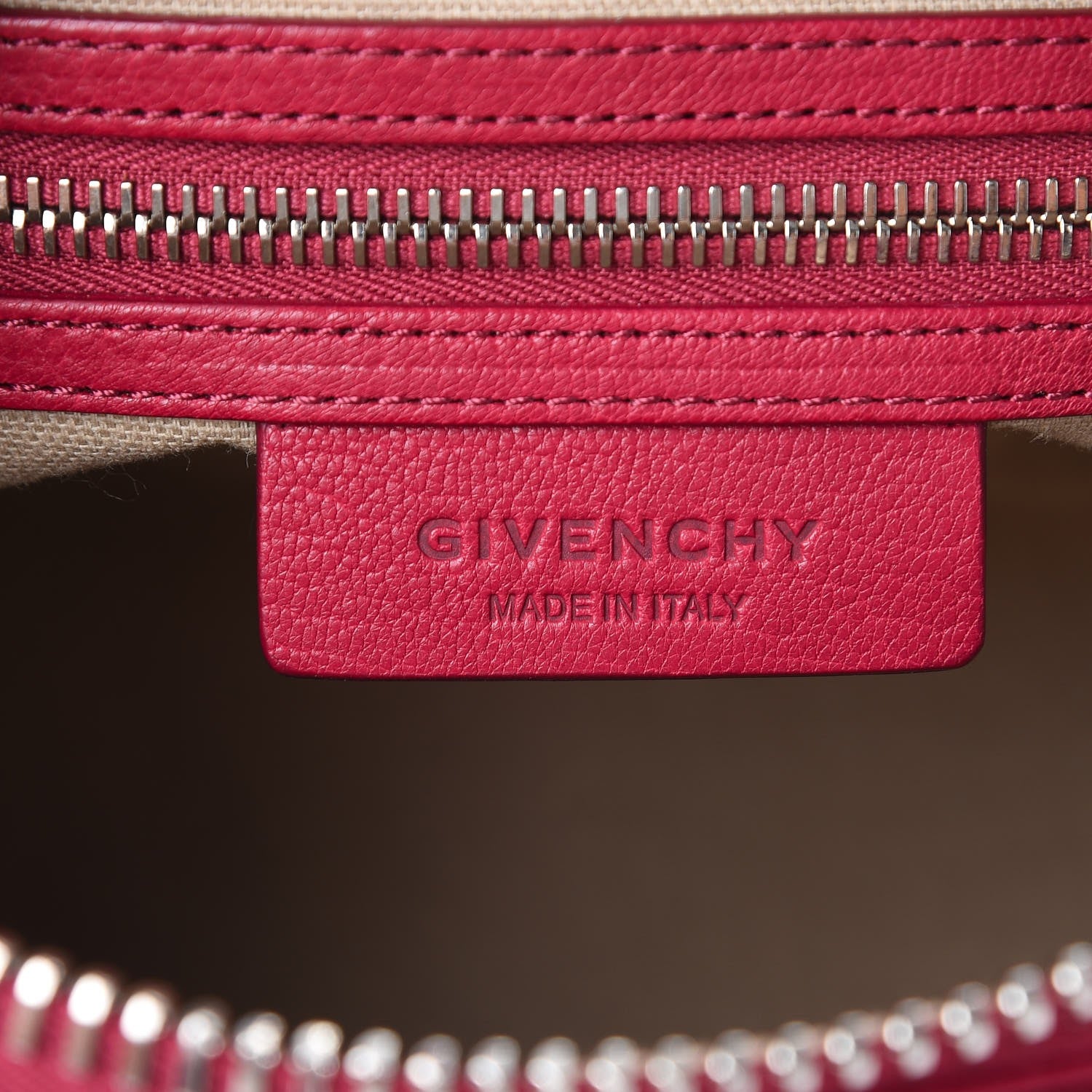 Givenchy Sugar Goatskin Mini Antigona Raspberry 7 of 8