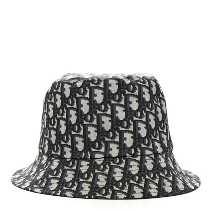 Christian Dior Oblique Reversible Teddy-D Brim Bucket Hat 58 Blue 6 of 15