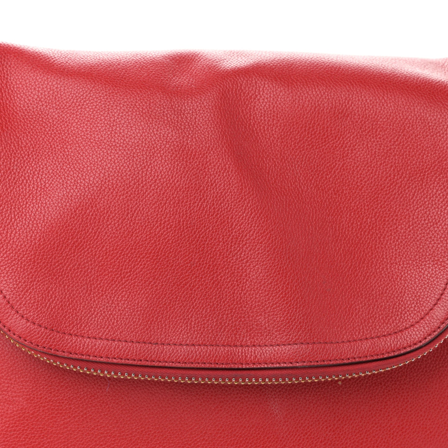 Pebbled Calfskin Large Jennifer Red