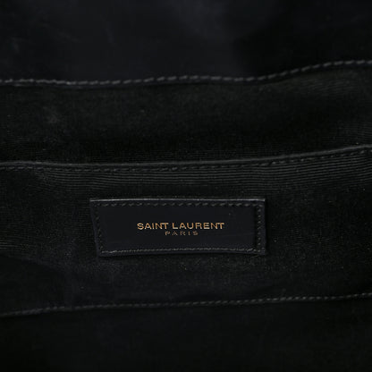 Saint Laurent Toile Classic Monogram Emmanuelle Bucket Bag Black 6 of 8