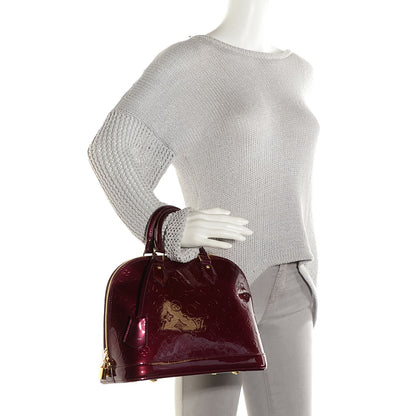Louis Vuitton Vernis Alma PM Rouge Fauviste 2 of 7