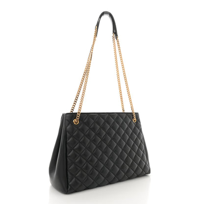 Versace Nappa Quilted Medusa Chain Bag Black 3 of 11