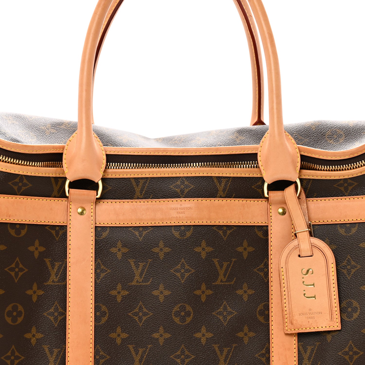 Louis Vuitton Monogram Sac Chien 50 Pet Carrier 1660194 – FASHIONPHILE