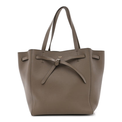 Celine Soft Grained Calfskin Small Belt Cabas Phantom Taupe 1 of 9