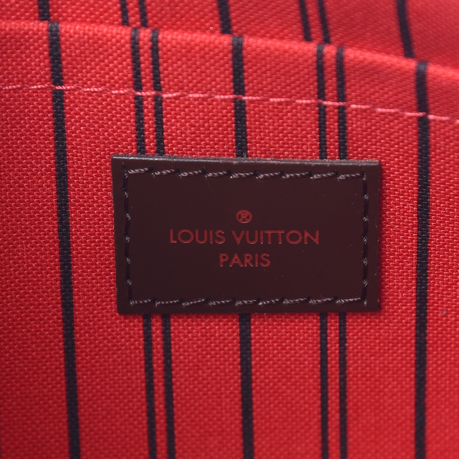 Louis Vuitton Damier Ebene Neverfull MM GM Pochette 6 of 11