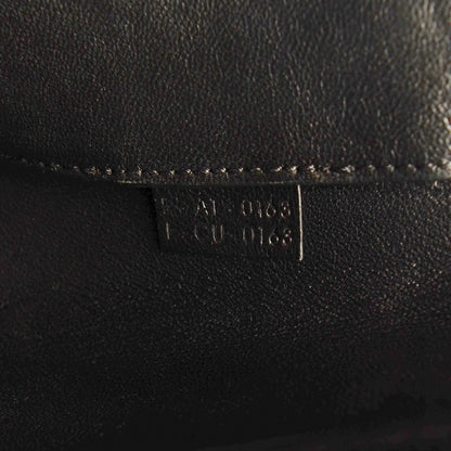 Celine Calfskin Medium Edge Shoulder Bag Black 8 of 10