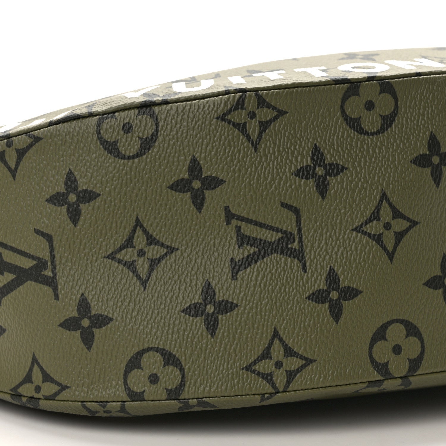 Louis Vuitton Monogram Hamac Bag Khaki Green Vermillion Red 7 of 8