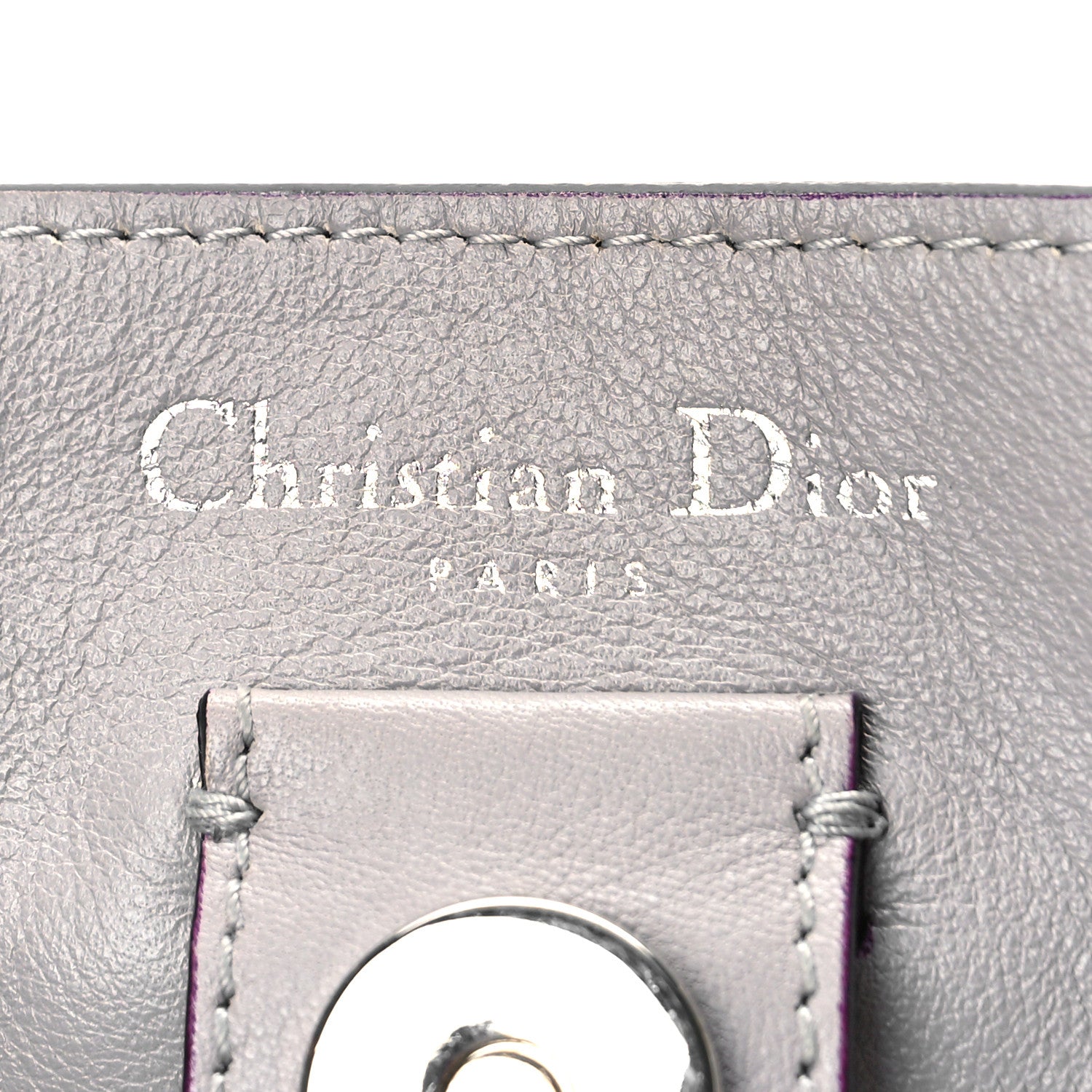 Christian Dior Smooth Calfskin Medium Diorissimo Tote Fuchsia 7 of 9