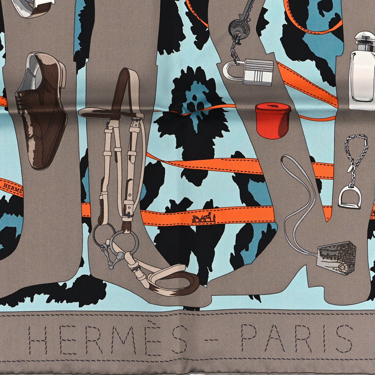 Silk Monsieur et Madame II Scarf 90