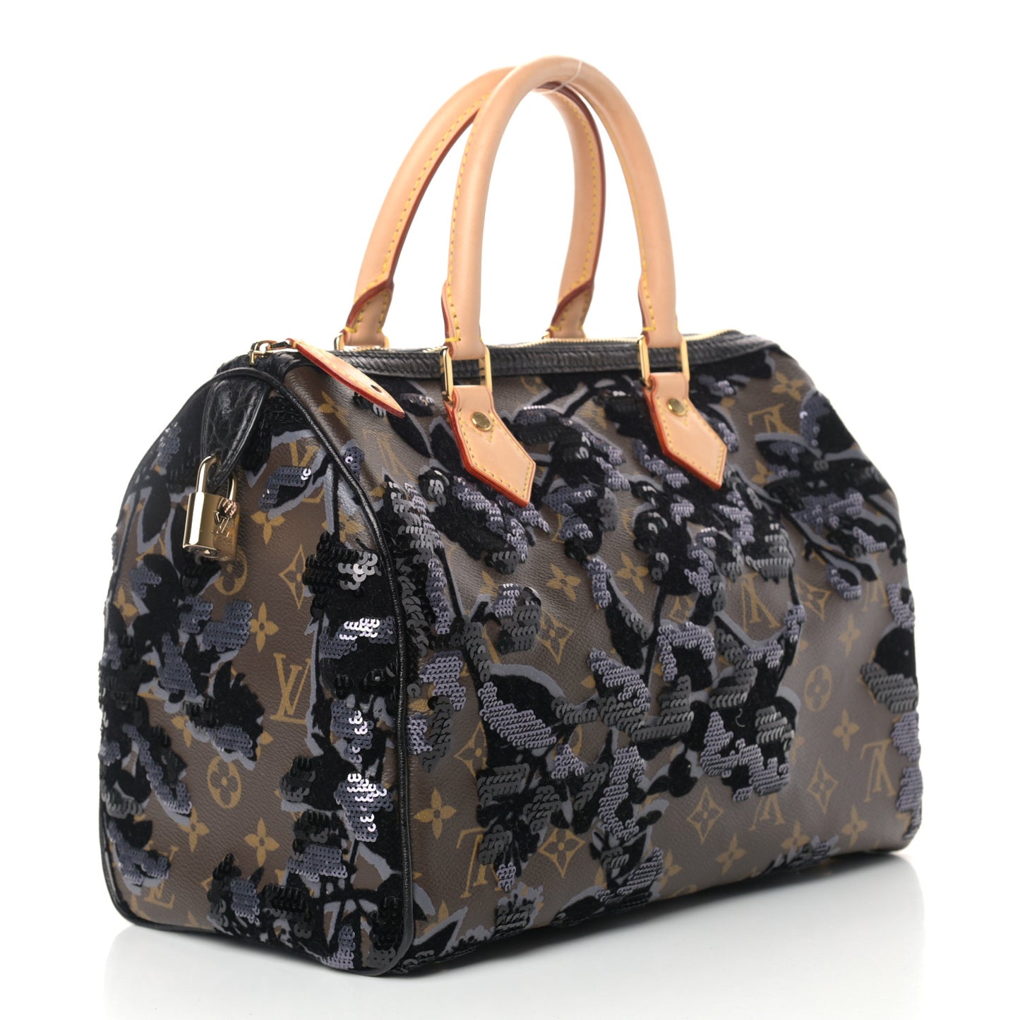 Monogram Fleur De Jais Sequins Speedy 30