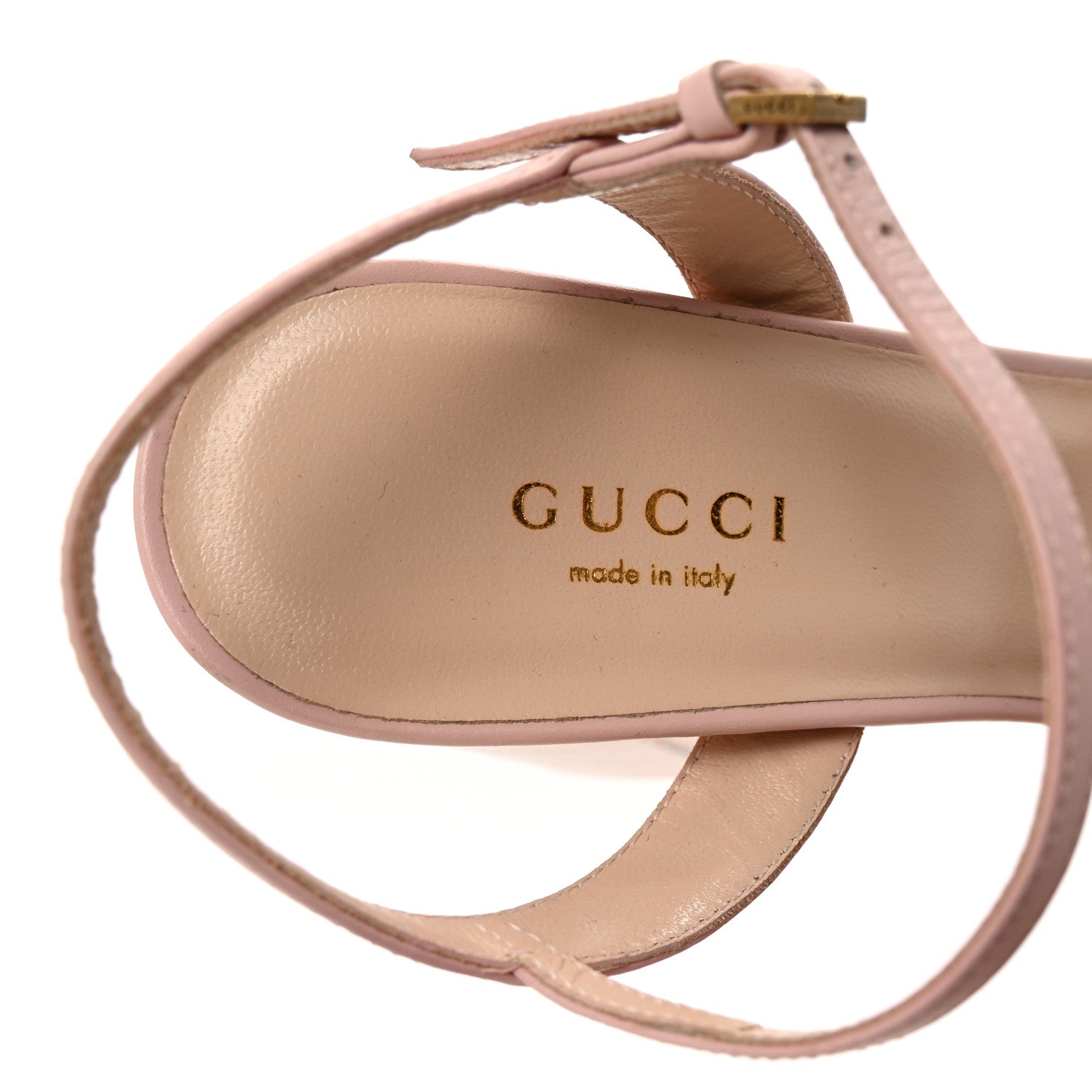 Gucci Galassia GG Marmont Ankle Wrap 30/115mm Platform Sandals 36.5 Perfect Pink 8 of 8