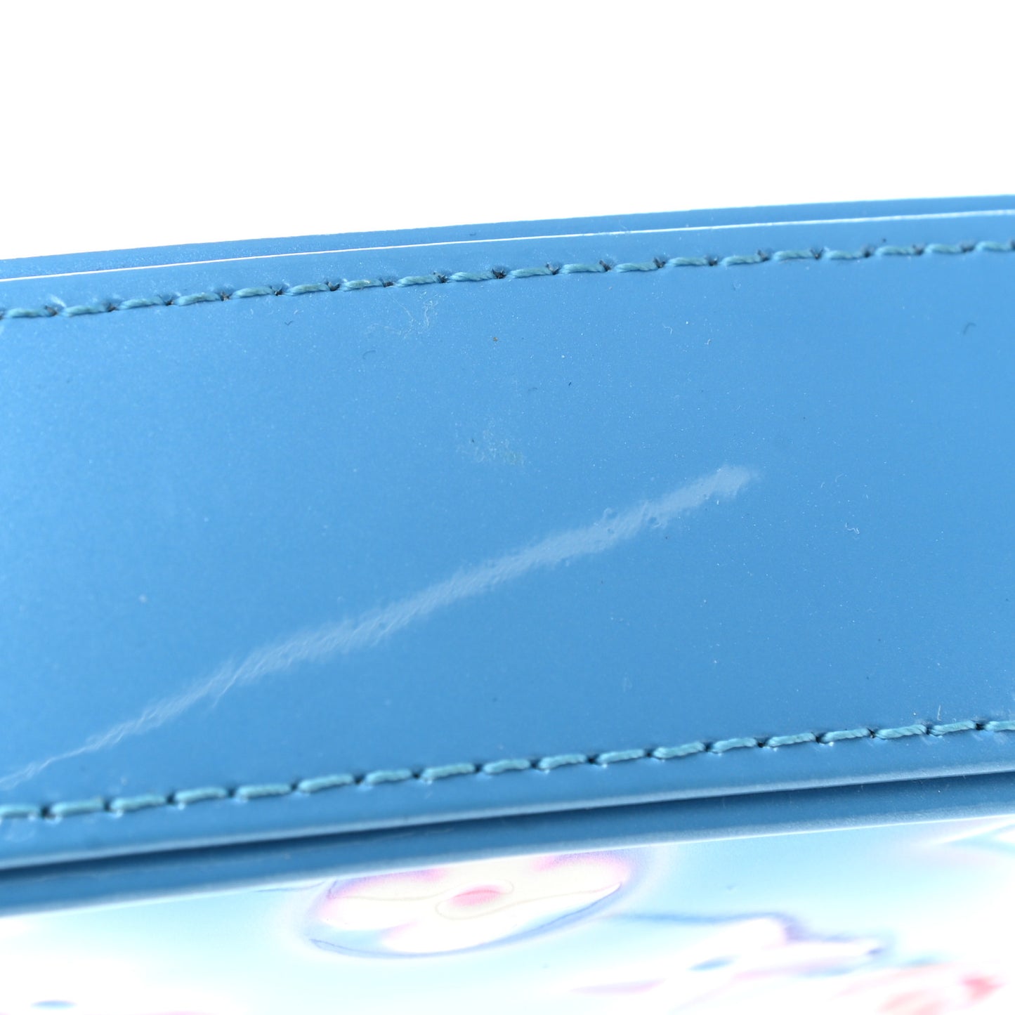Vernis Valentine Mini Pochette Accessories Baby Blue Neon