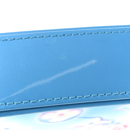 Louis Vuitton Vernis Valentine Mini Pochette Accessories Baby Blue Neon 7 of 8