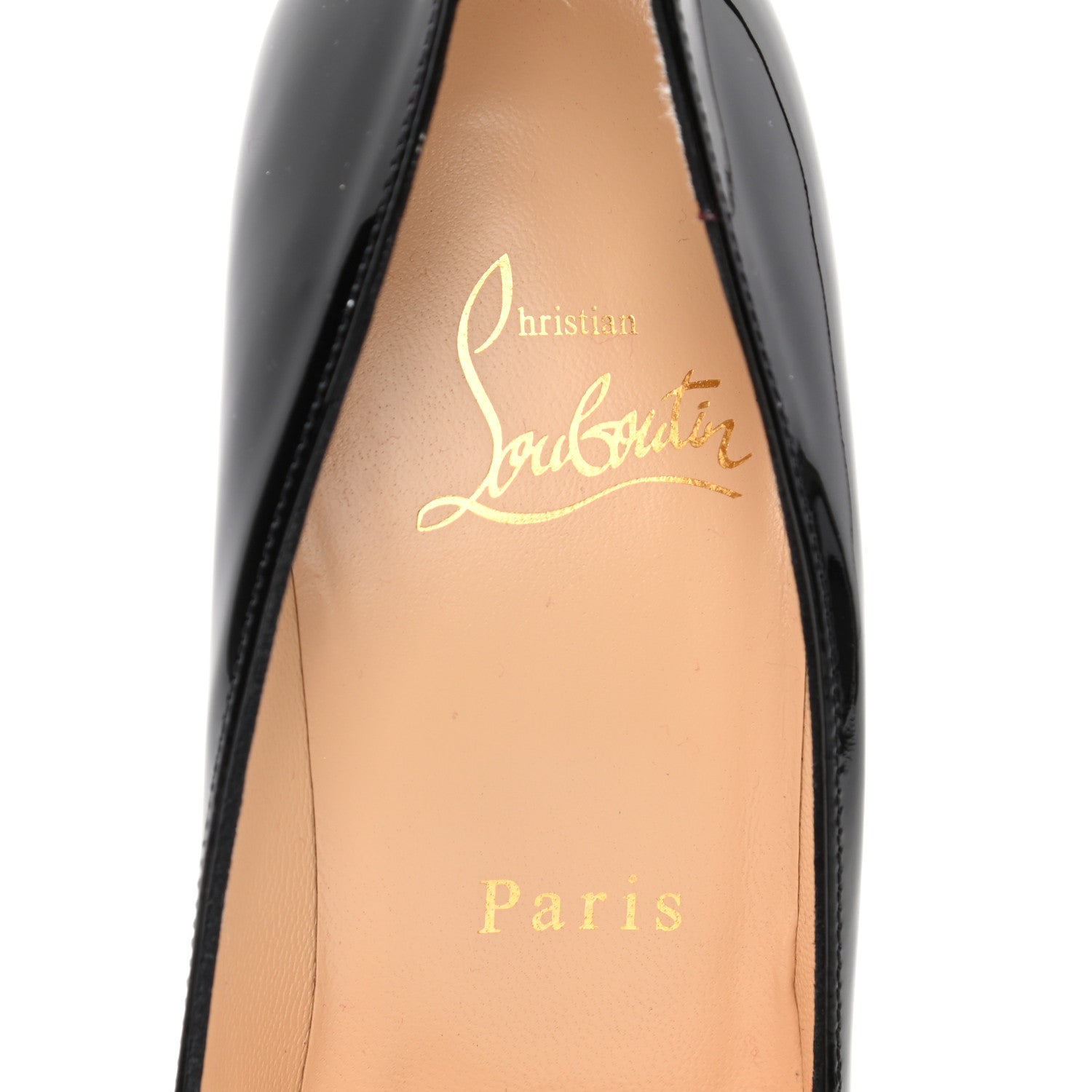 Christian Louboutin Patent Pigalle Follies 100 Pumps 35 Black 7 of 7