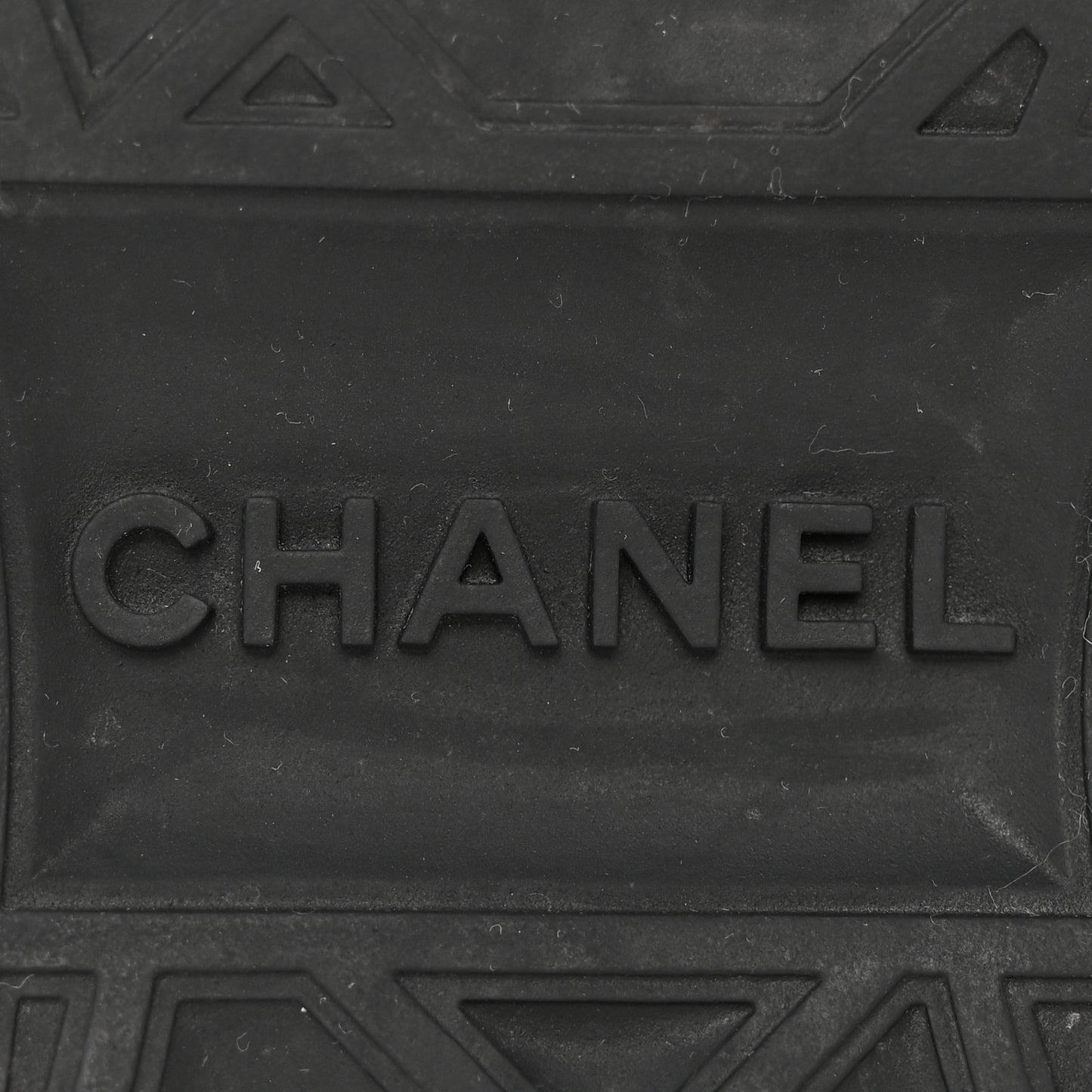 Velvet Calfskin Mixed Fibers CC Sneakers 37.5 Black