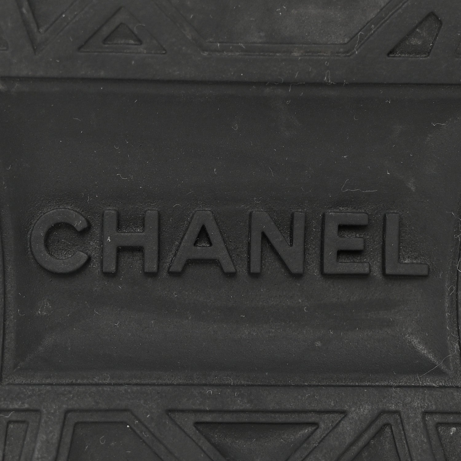 Chanel Velvet Calfskin Mixed Fibers CC Sneakers 37.5 Black 7 of 13