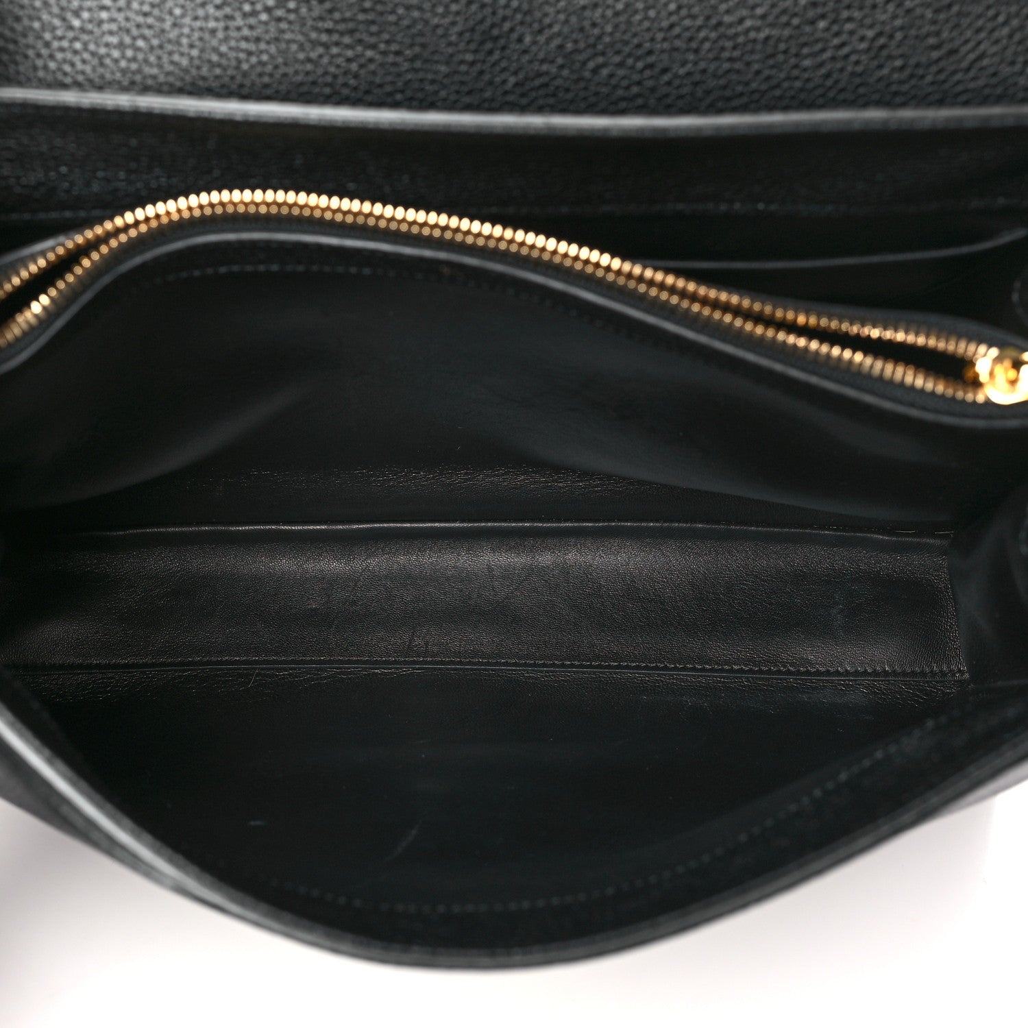 Celine Grained Calfskin Classique 16 Top Handle Bag Black 5 of 10