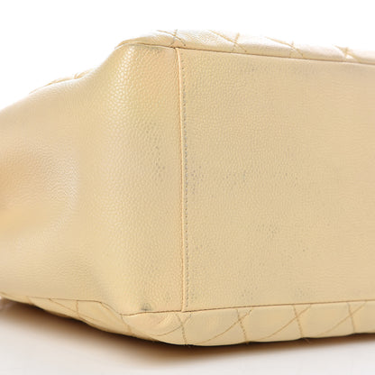 Chanel Caviar Quilted Grand Shopping Tote GST Beige 5 of 24