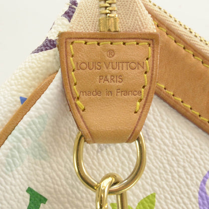 Louis Vuitton Monogram Multicolor Pochette Accessories White 5 of 7