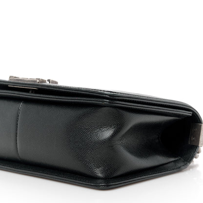 Chanel Caviar Quilted Medium Boy Flap Black 9 of 9