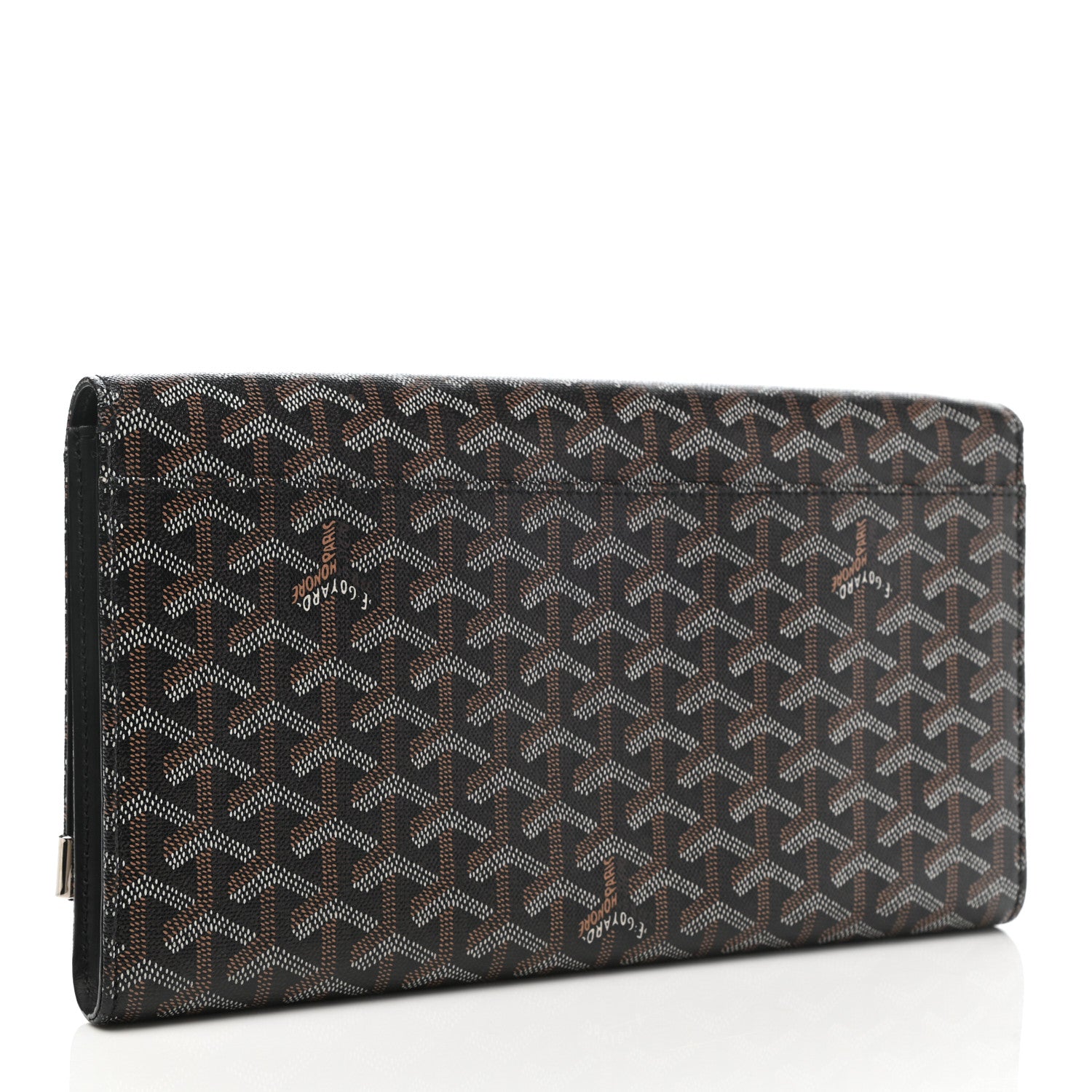 Goyard Goyardine Monte Carlo Bois Clutch Black 3 of 11