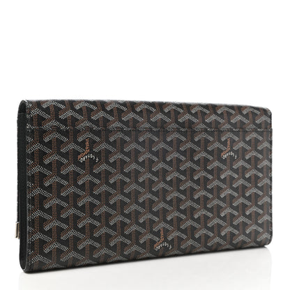 Goyard Goyardine Monte Carlo Bois Clutch Black 3 of 11
