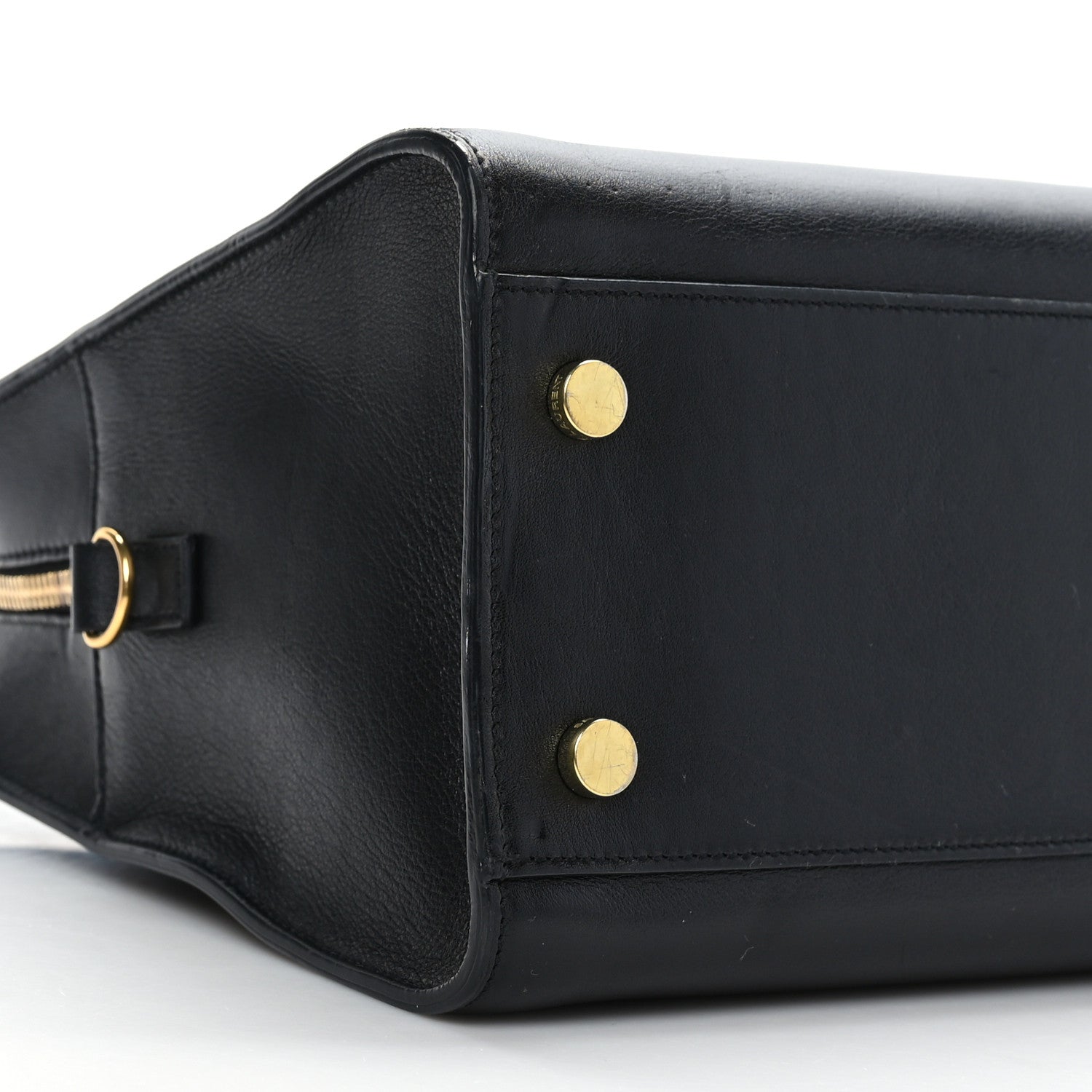 Saint Laurent Smooth Calfskin Small Monogram Cabas Black 6 of 8