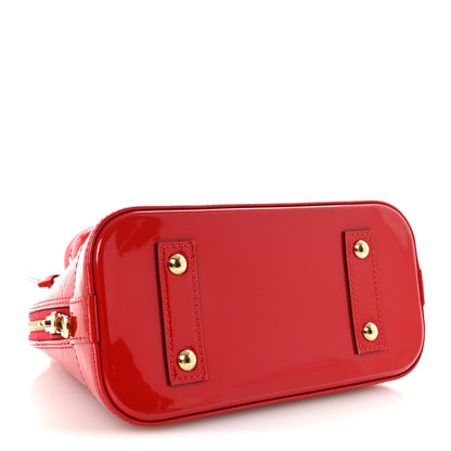 Louis Vuitton Vernis Alma BB Cherry 4 of 9