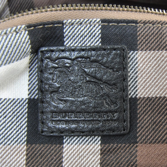 Pebbled Leather Tote Black