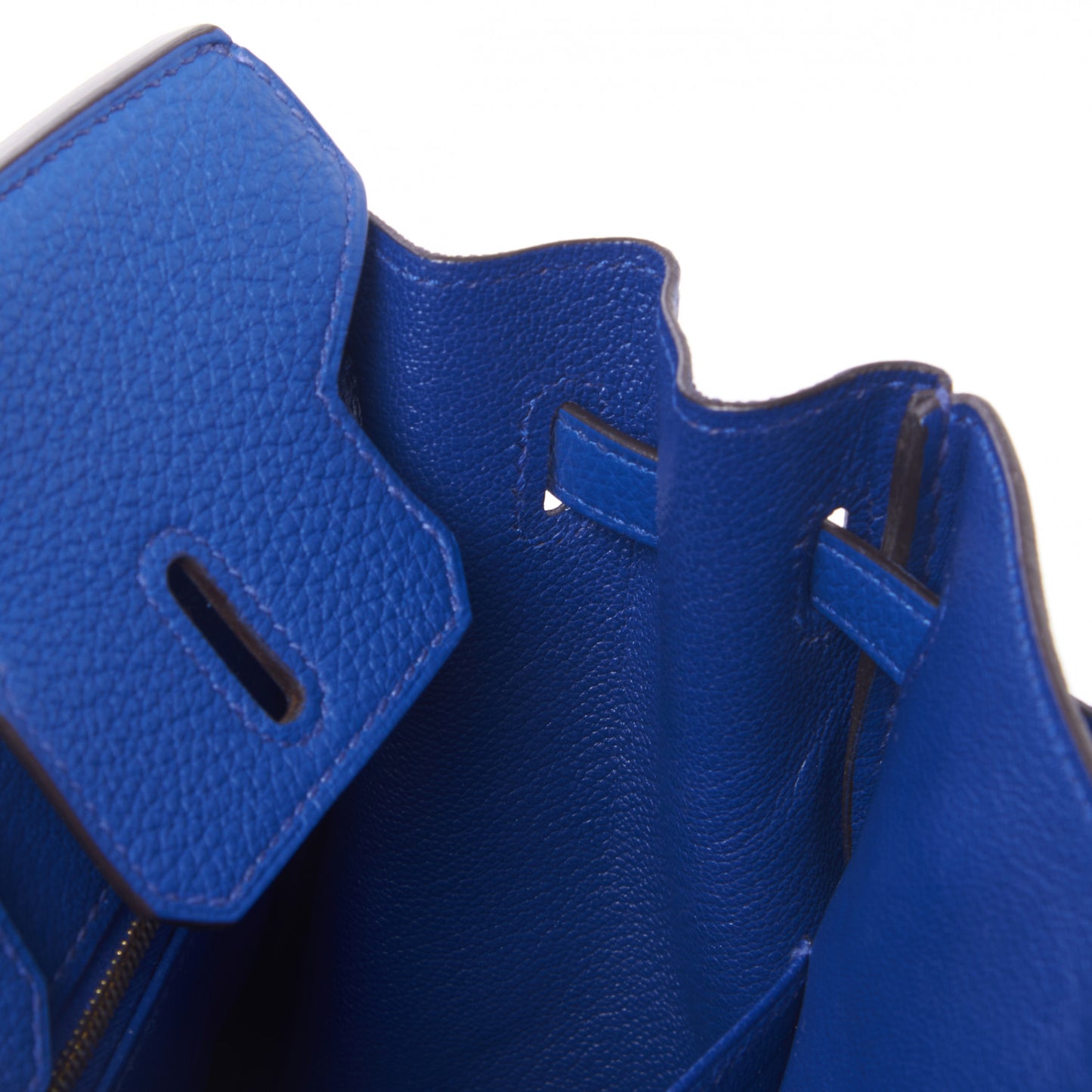 Togo Birkin 25 Bleu Electrique